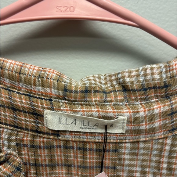 ILLA ILLA Plaid Long Sleeve Tunic - Picture 3 of 6